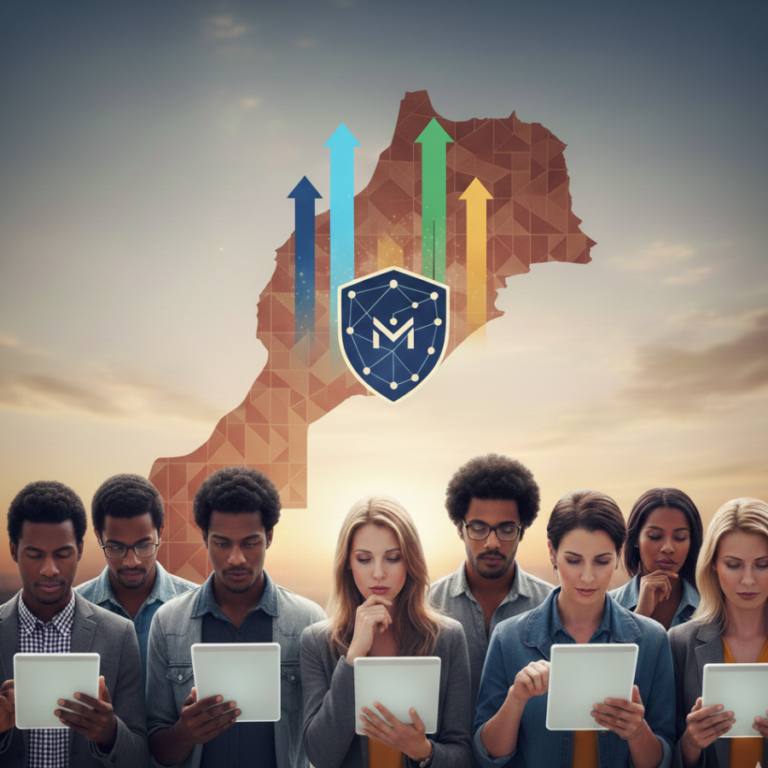 Branding stratégique au Maroc illustrant l’évolution du marché et l’importance de la confiance des consommateurs
